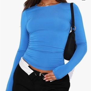 Slim Fit Crew Neck Top